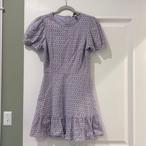 Speechless Lilac Eyelet Dress